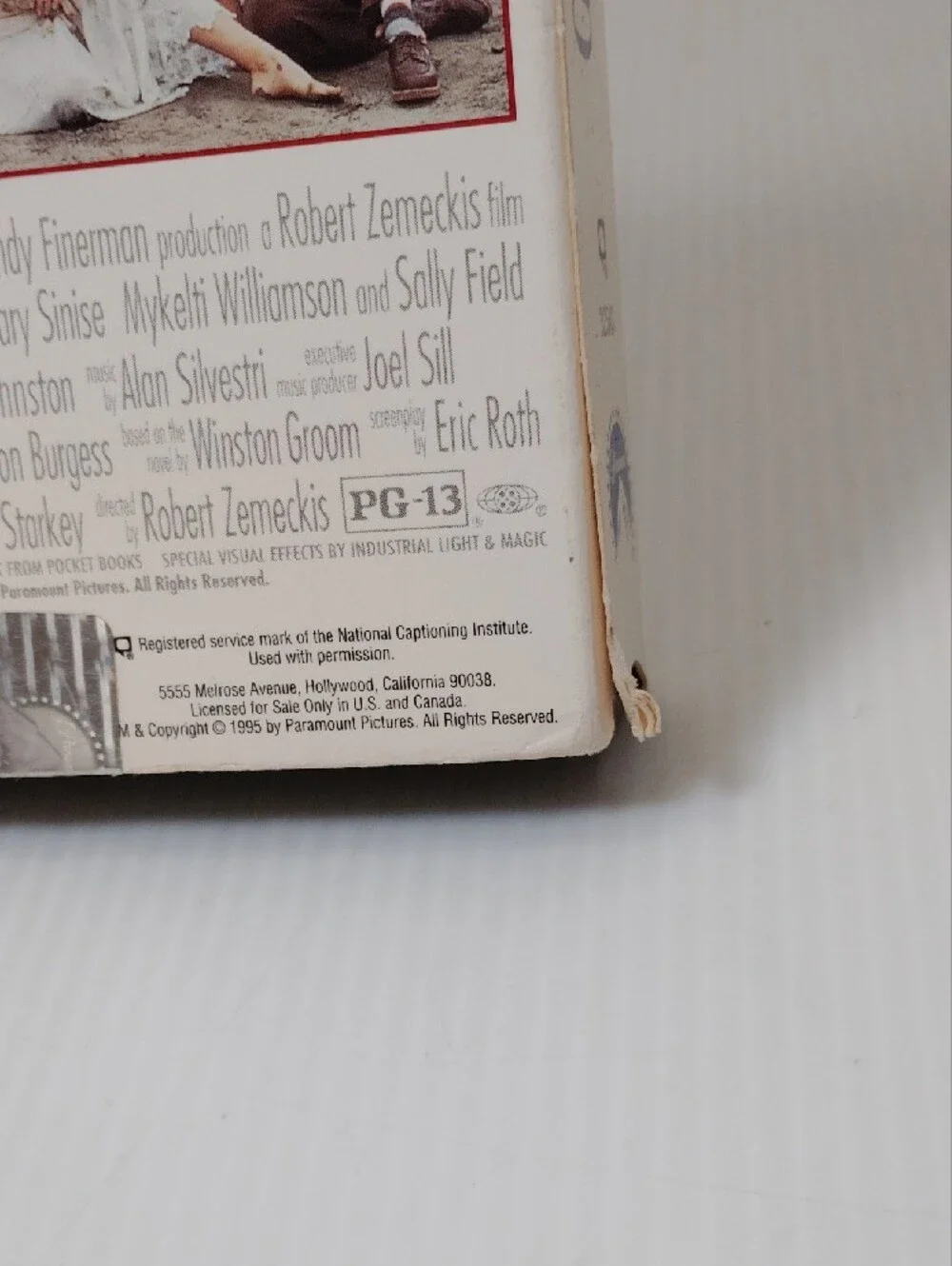 12 For $8 Forrest Gump VHS Tape and Box - White Black